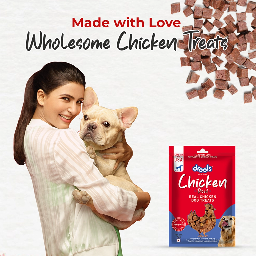 Drools Chicken Diced Dog Treats