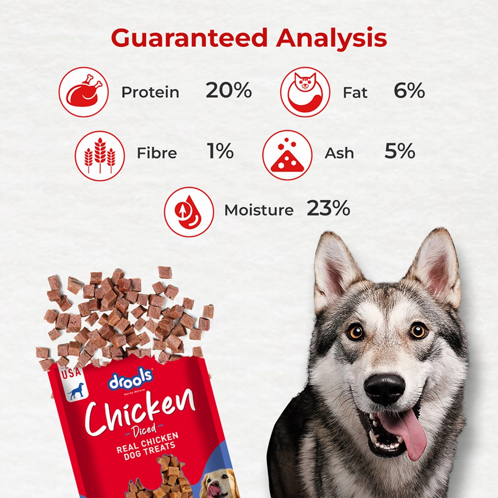 Drools Chicken Diced Dog Treats