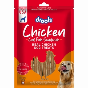 Drools Cod Fish Sandwich Dog Treats