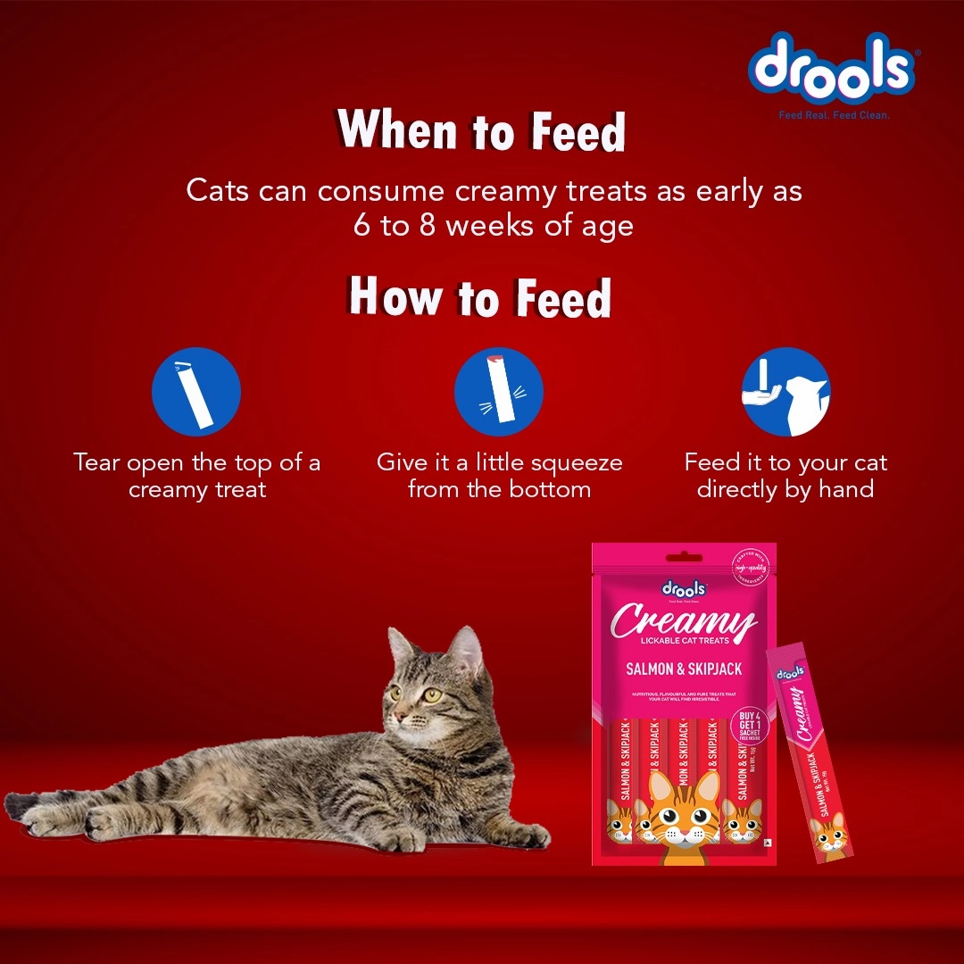 Drools Crab & Chicken, Real Chicken and Salmon & Skipjack Cat Treats Combo