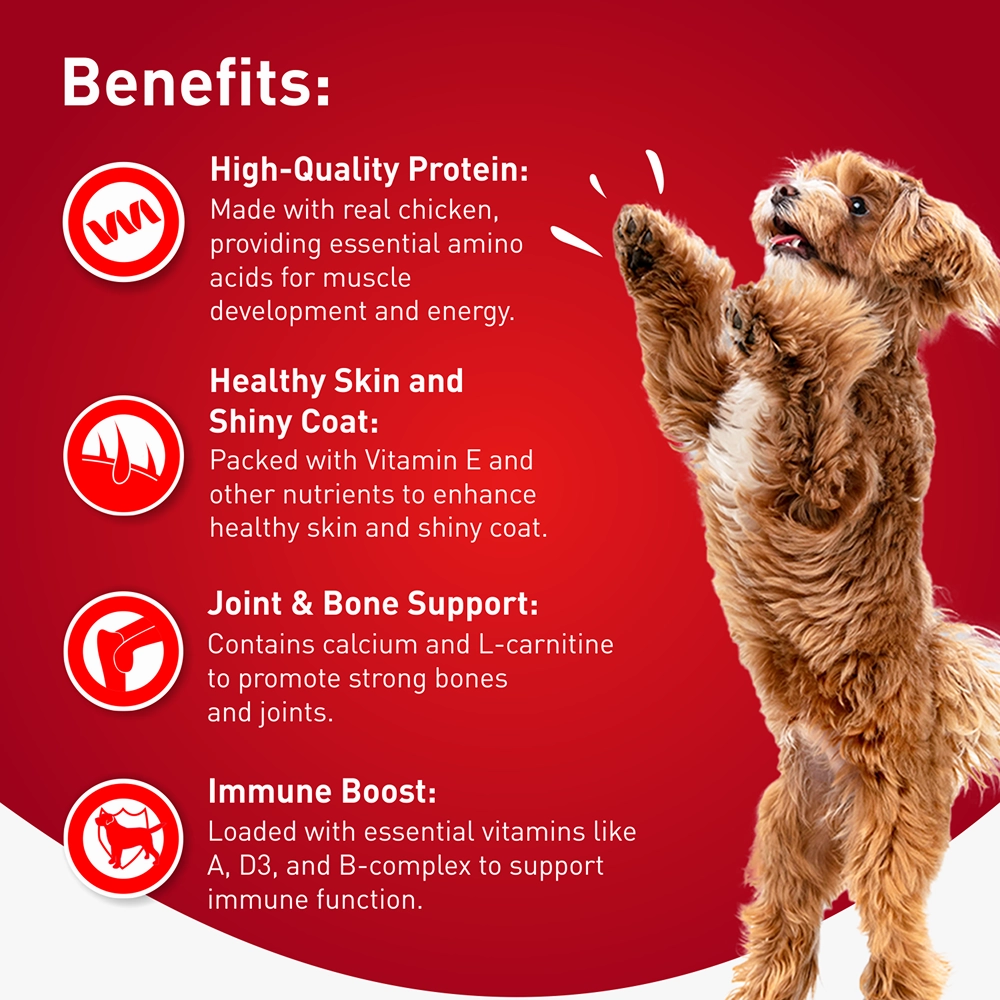 Drools Milk Flavour Chicken Sticks Treat for Dogs