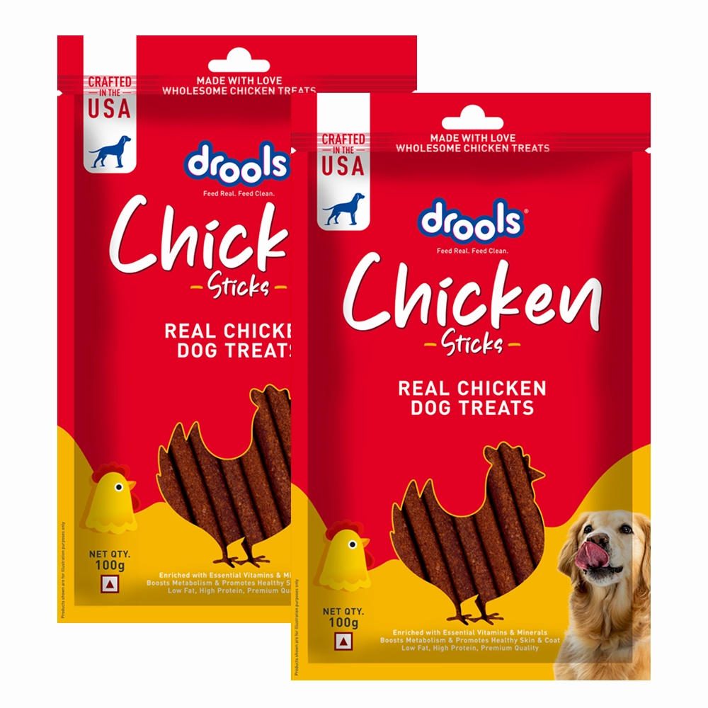 Drools Real Chicken Flavour Sticks Treat for Dogs