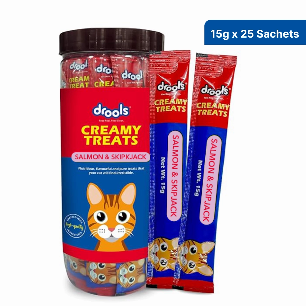 Drools Salmon & Skipjack Creamy Cat Treats