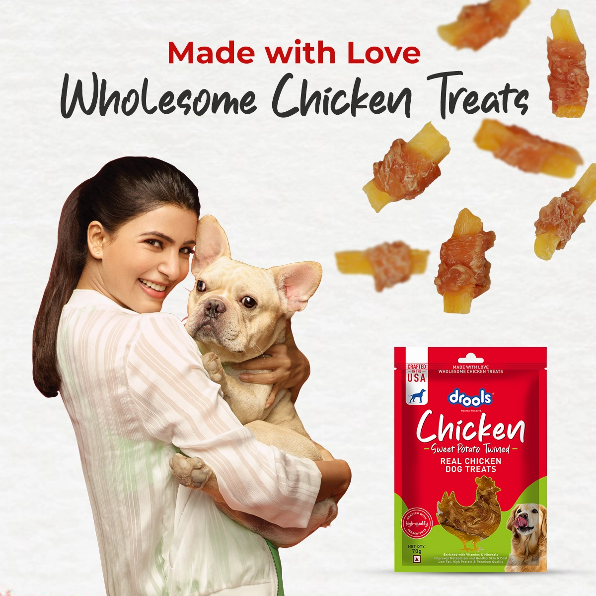 Drools Sweet Potato Twined Dog Treats