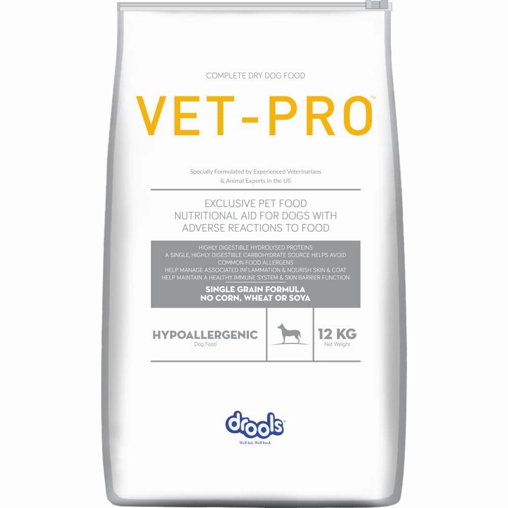 Drools VET PRO Hypoallergenic Adult Dog Dry Food