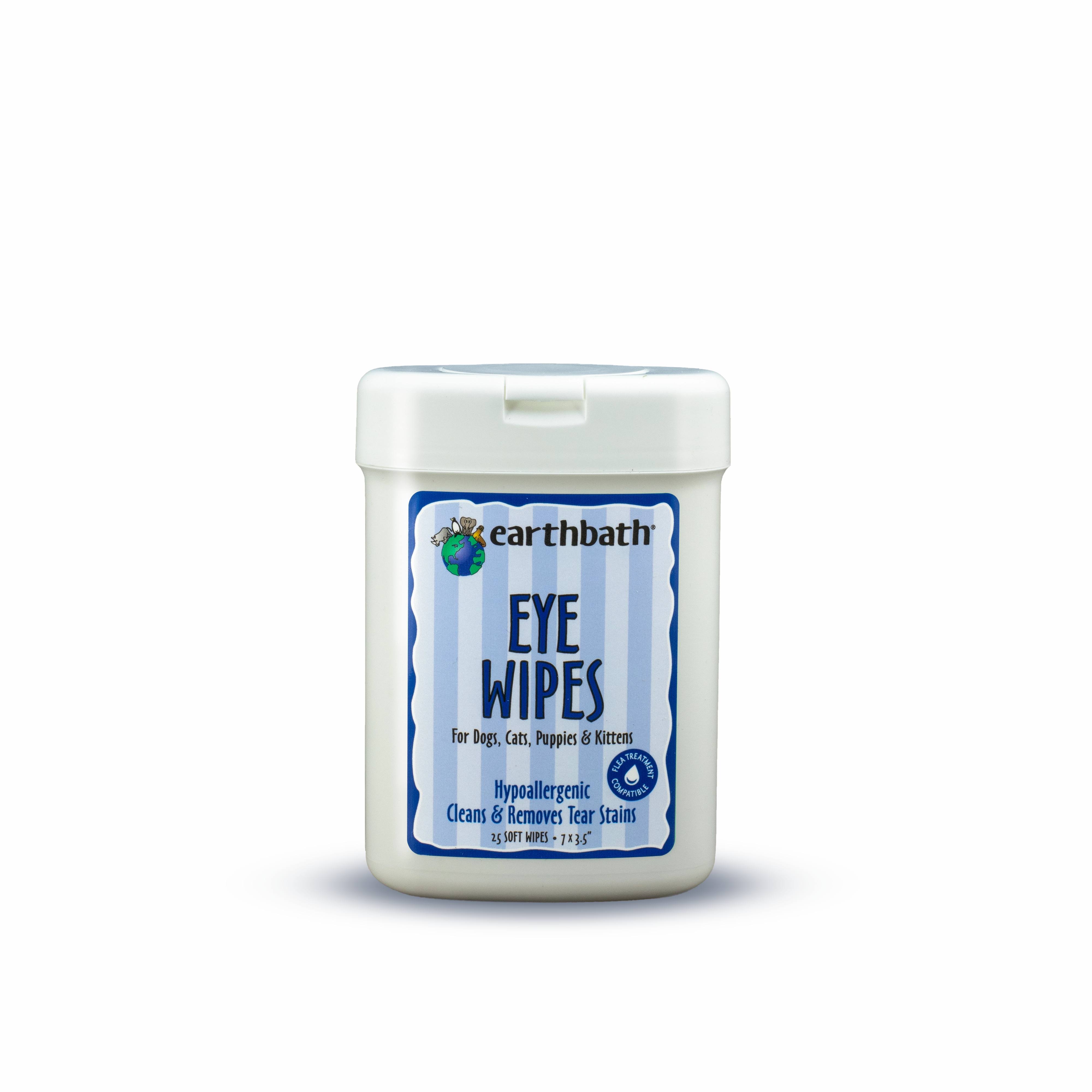 Earthbath Eye Wipes with Witch Hazel & Aloe  30 ct