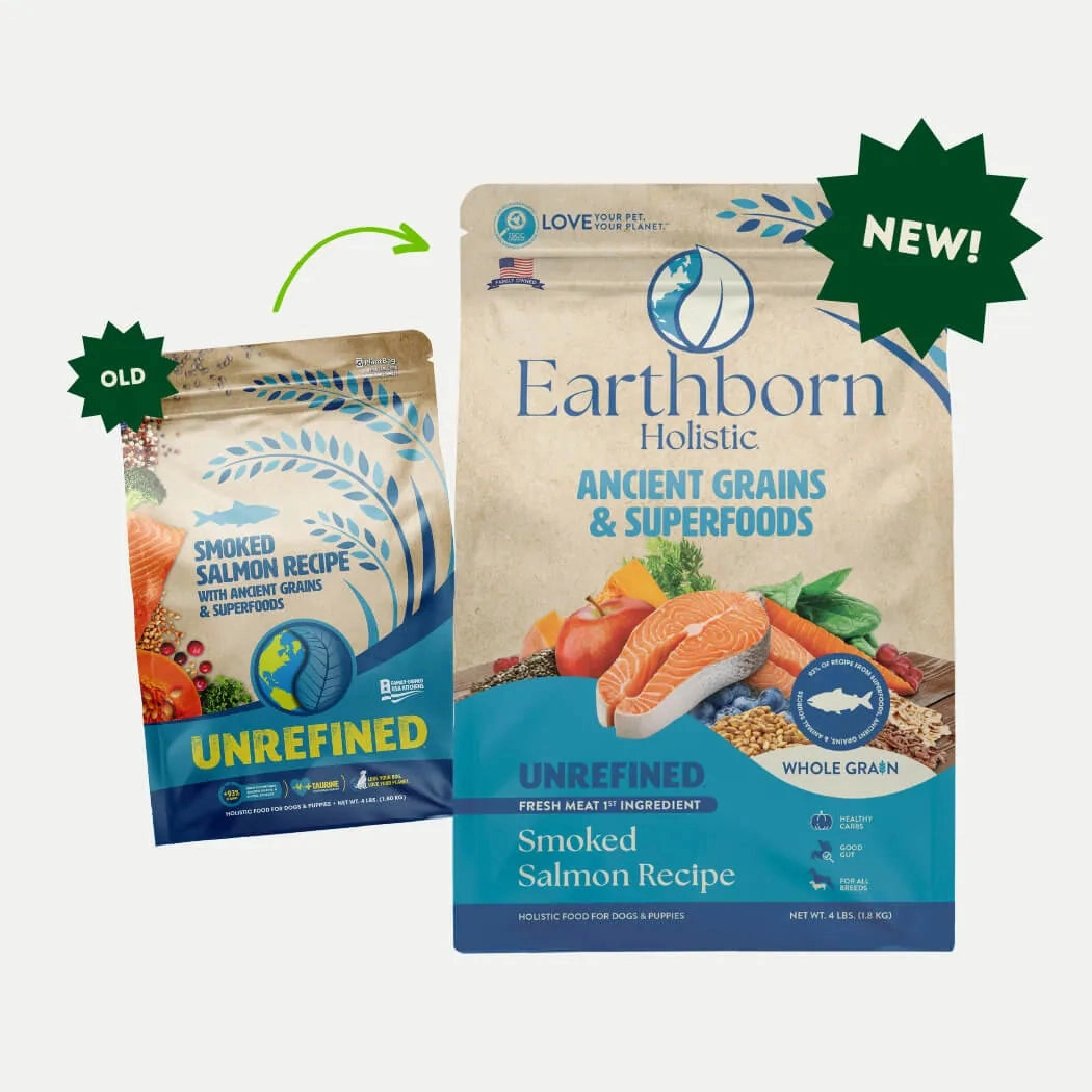 Earthborn Holistic Unrefined Smoked Salmon with Ancient Grains & Superfoods Dry Dog Food