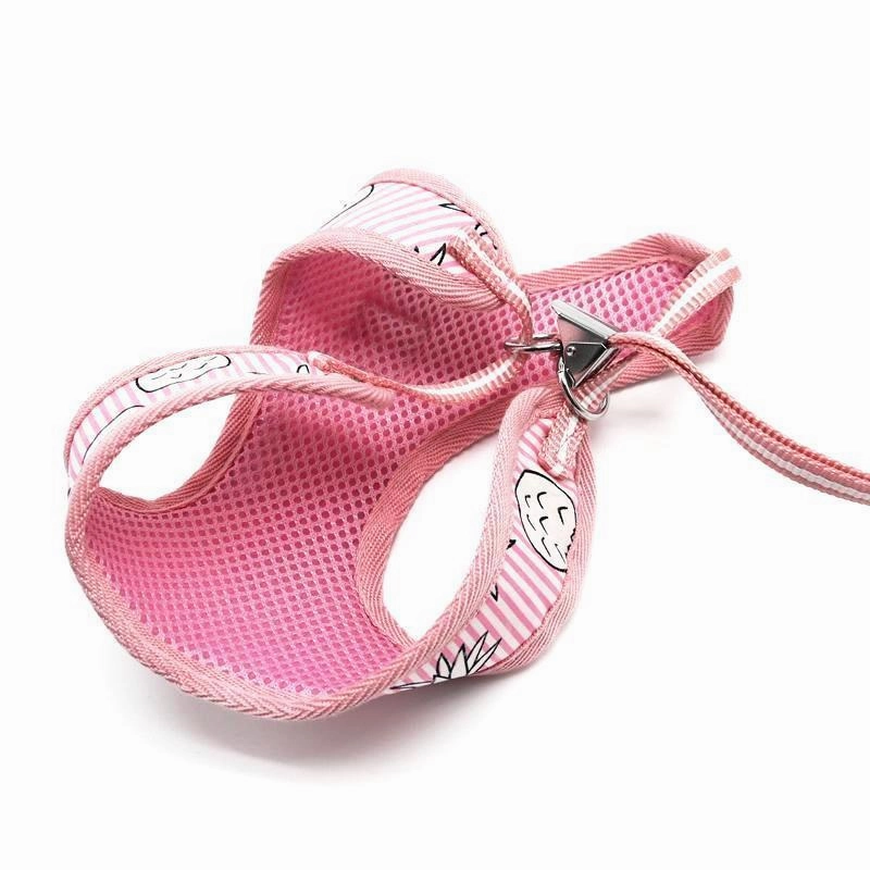 Easy Go Pineapple Pink Dog Harness