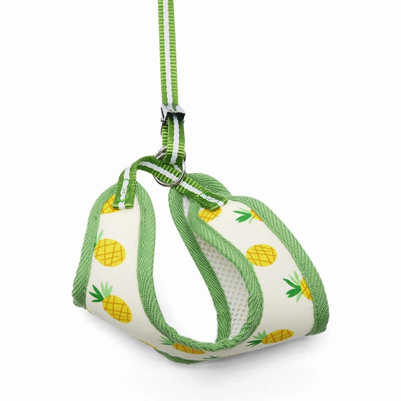 Easy Go Pineapple Yellow Dog Harness