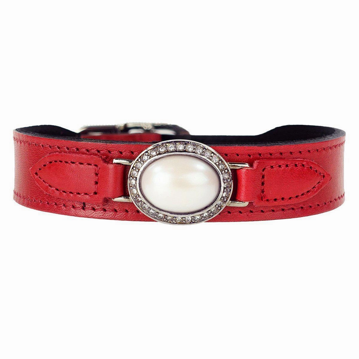 Estate Collection Dog Collar Ferrari Red