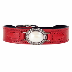 Estate Collection Dog Collar Ferrari Red