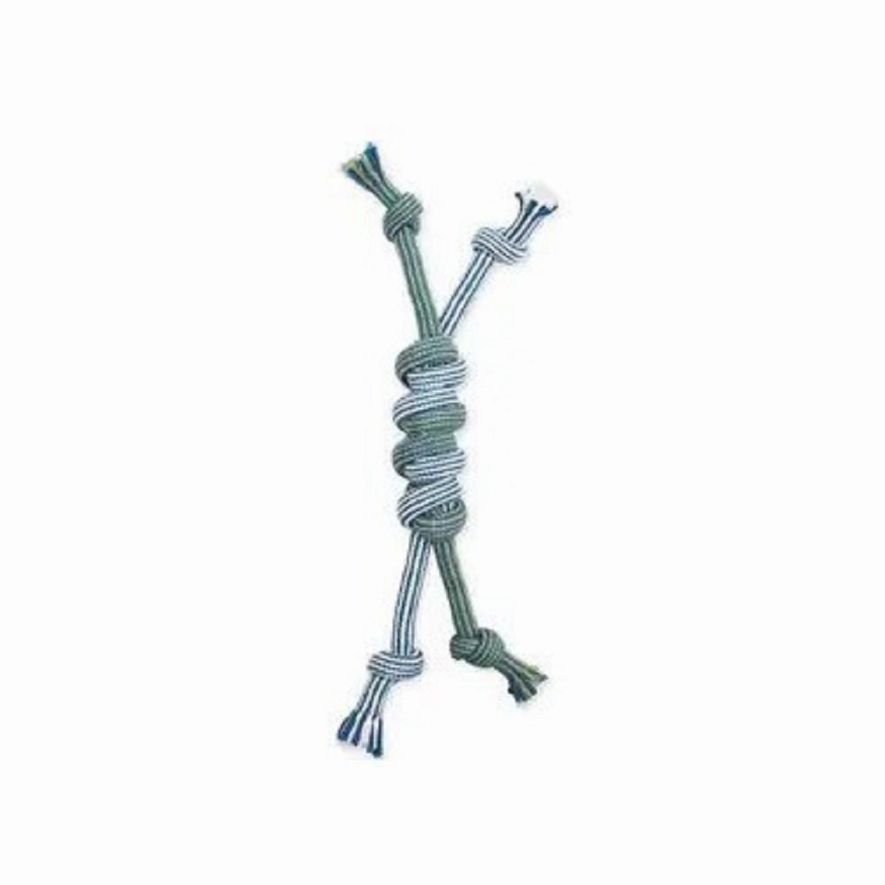 Extra Fresh Monkey Fist Bar Double Dog Tug Toy