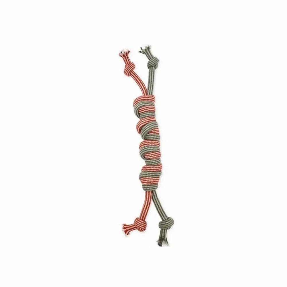 Extra Fresh Monkey Fist Bar Double Dog Tug Toy