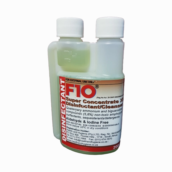 F10 Super Concentrated Xtra Disinfectant / Cleanser 200ml