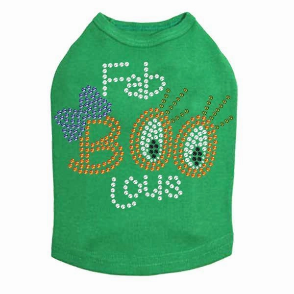 Fab-BOO-Lous Rhinestone Dog Tank