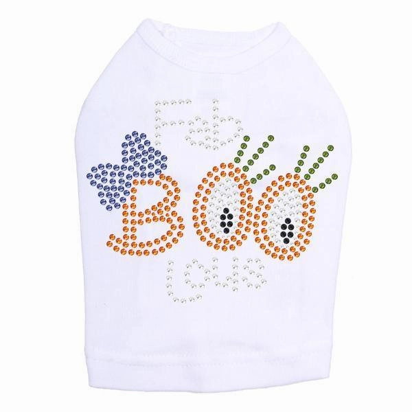 Fab-BOO-Lous Rhinestone Dog Tank