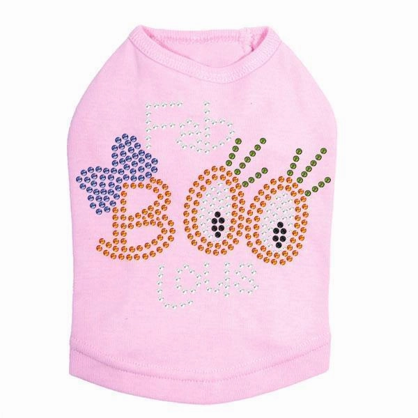 Fab-BOO-Lous Rhinestone Dog Tank