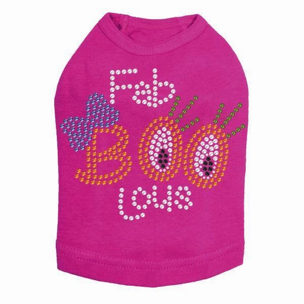 Fab-BOO-Lous Rhinestone Dog Tank