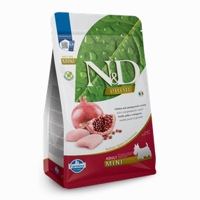 Farmina N&D Prime Grain Free Chicken & Pomegranate Mini Adult Dry Dog Food