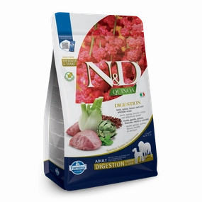 Farmina N&D Quinoa Digestion Grain Free Lamb, Fennel & Mint Formula Adult Dry Dog Food