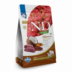 Farmina N&D Quinoa Venison, Coconut & Turmeric Medium & Maxi Adult Dry Dog Food
