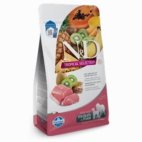 Farmina N&D Tropical Selection Pork, Spelt, Oats & Tropical Fruits Medium & Maxi Adult Dry Dog Food