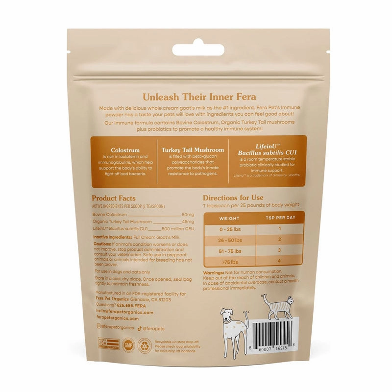 Fera Pet Goat Milk Topper - Immune