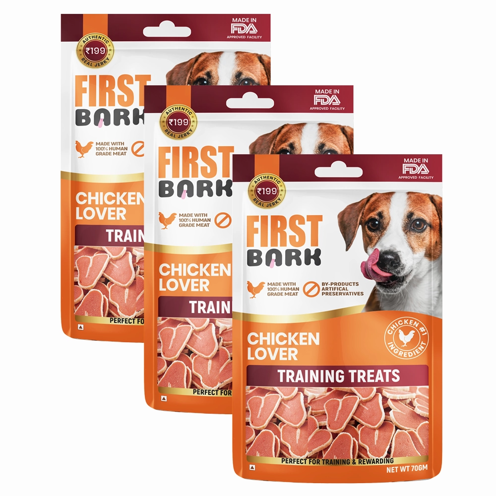 First Bark Chicken Lover Jerky Dog Treat