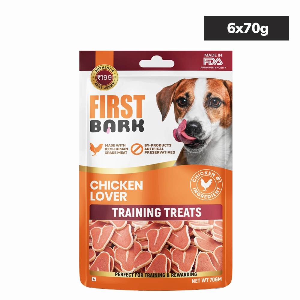 First Bark Chicken Lover Jerky Dog Treat