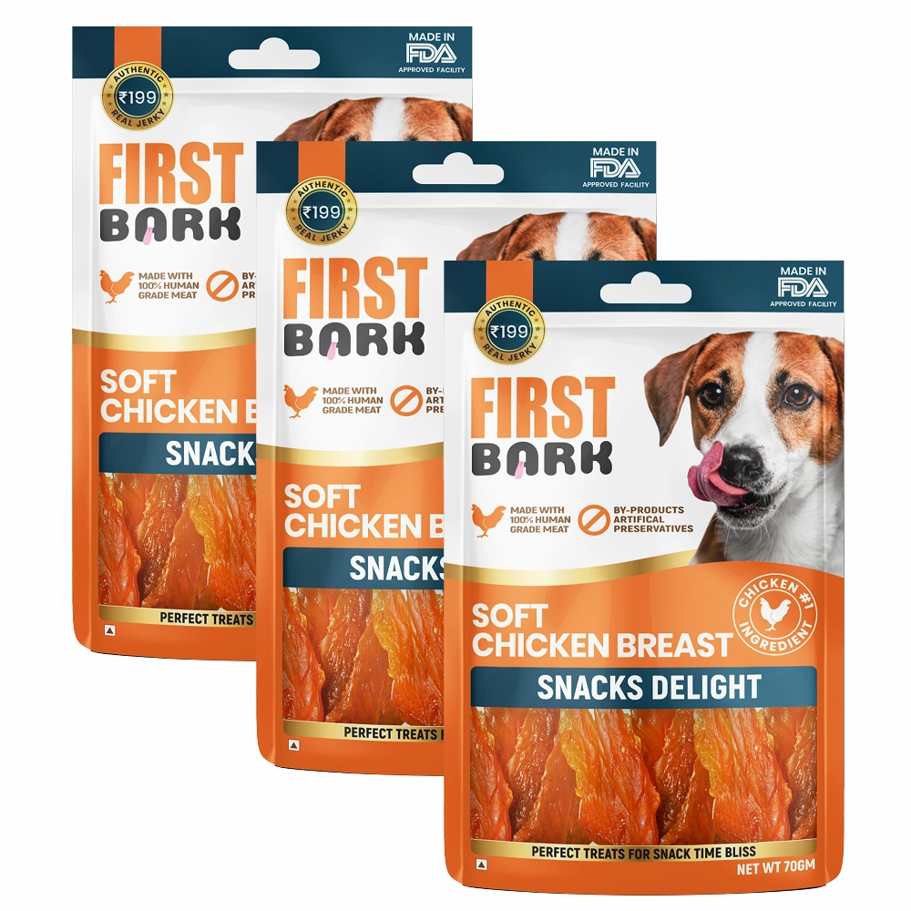 First Bark Soft Chicken Breast Dog Treat