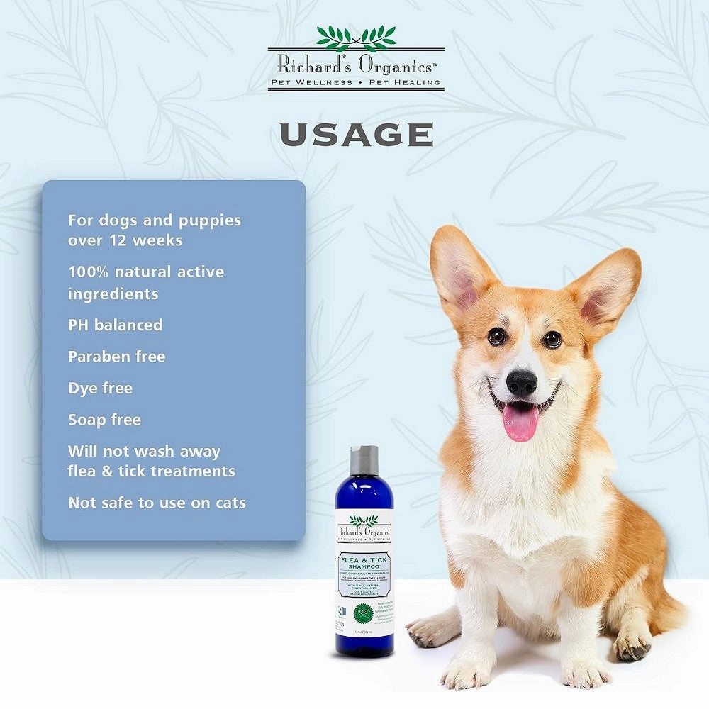 Flea & Tick Shampoo for Dogs