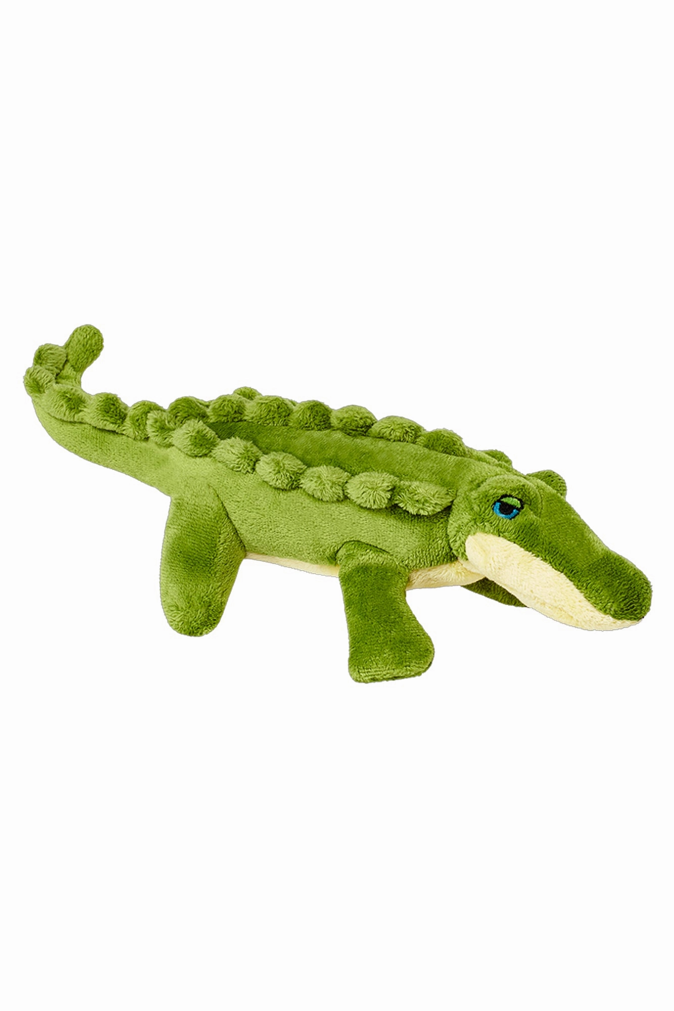 Fluff and Tuff Savannah Baby Gator Plush Dog Toy