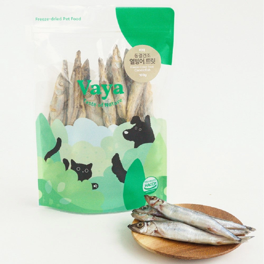 Freeze Dried Candlefish Dog Treats