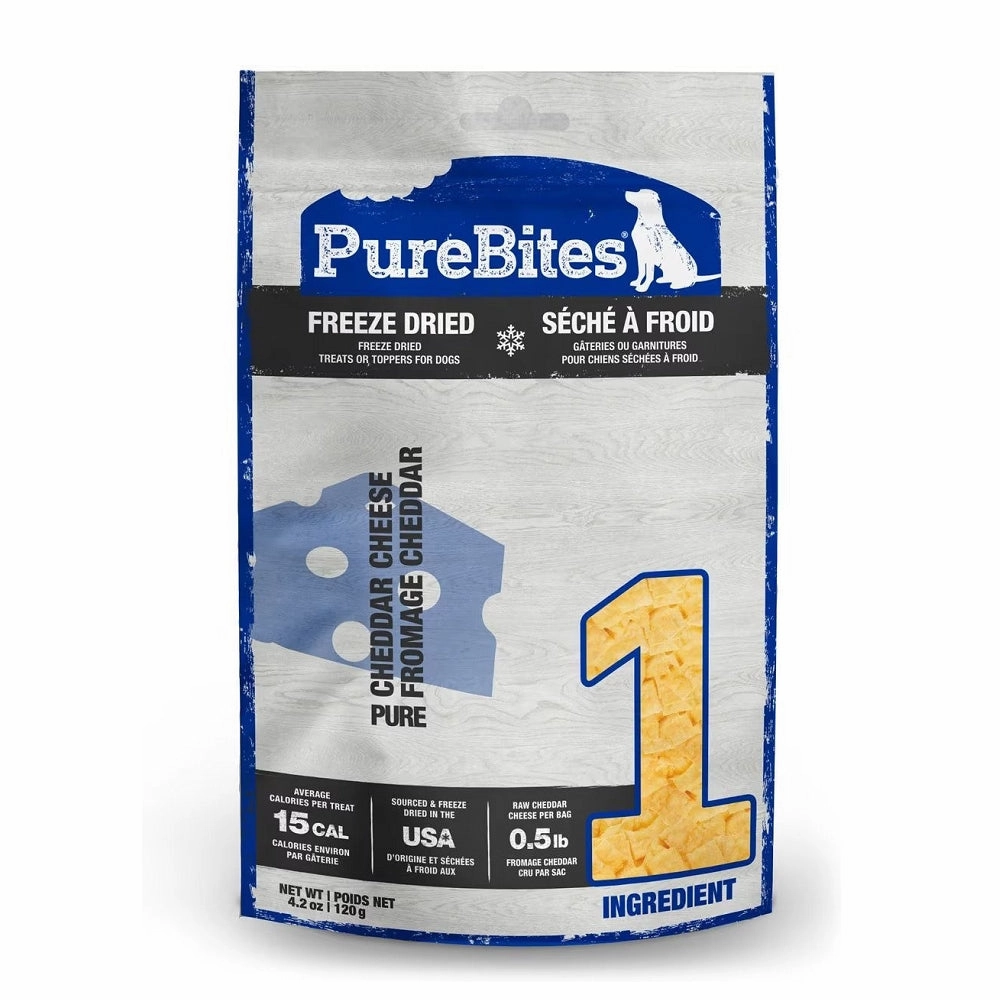Freeze Dried Cheddar Cheese Dog Treats