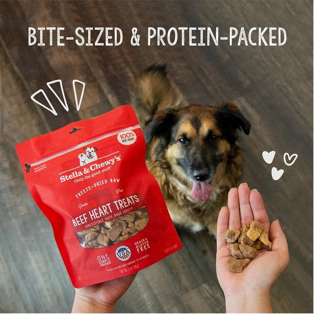 Freeze Dried Chicken Heart Dog Treats
