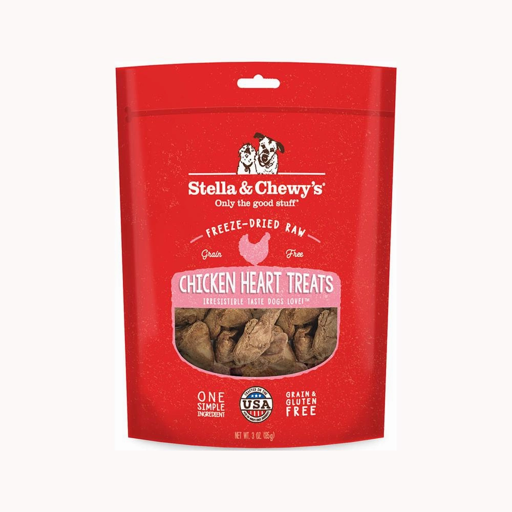 Freeze Dried Chicken Heart Dog Treats