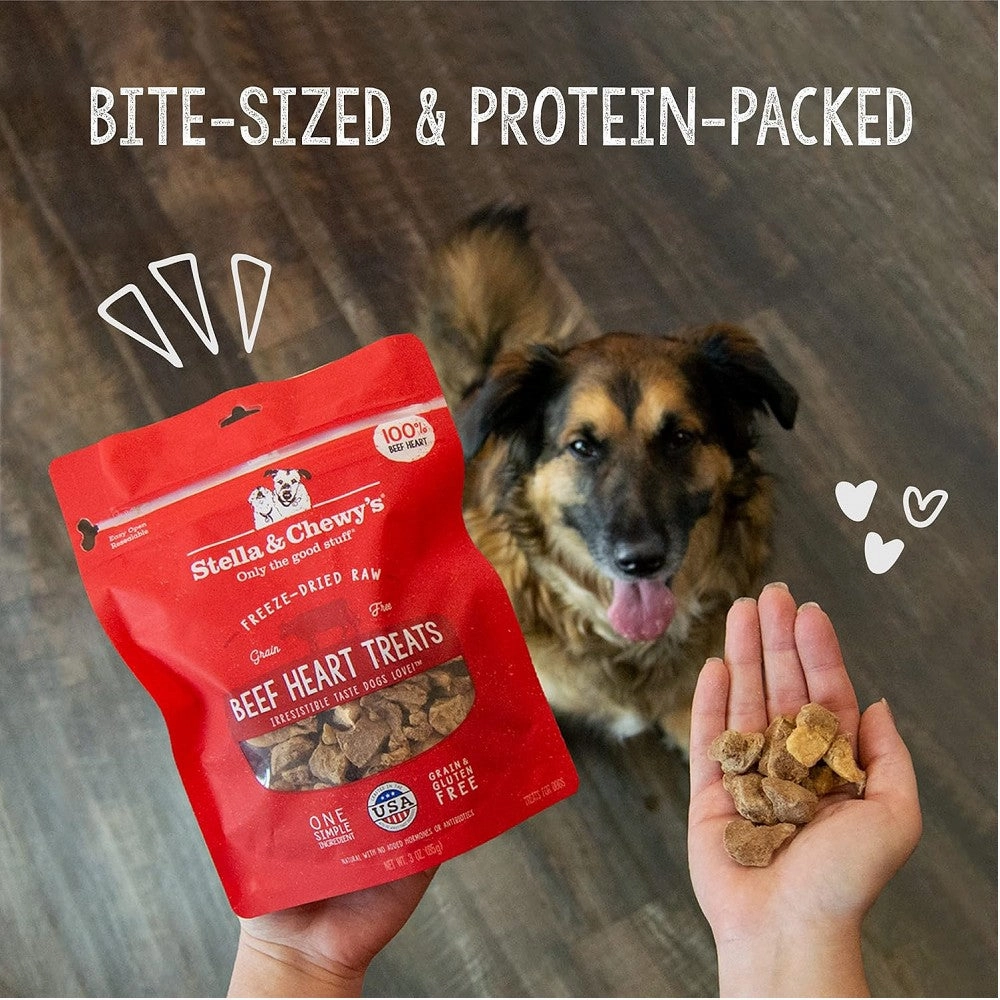 Freeze Dried Chicken Heart Dog Treats