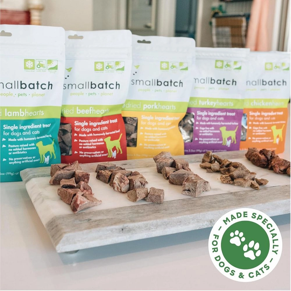 Freeze Dried Chicken Hearts Dog Treats