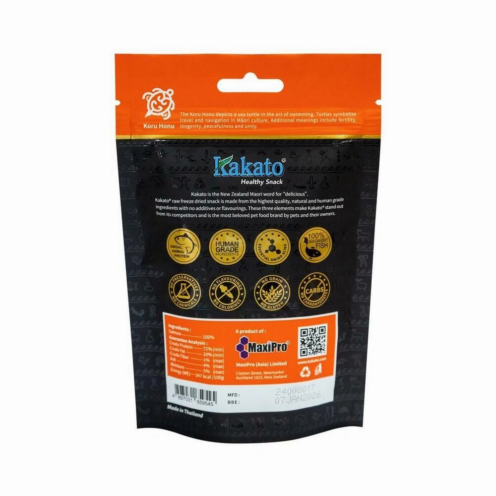 Freeze Dried Freeze-dried Atlantic Salmon Treats for Dogs and Cats