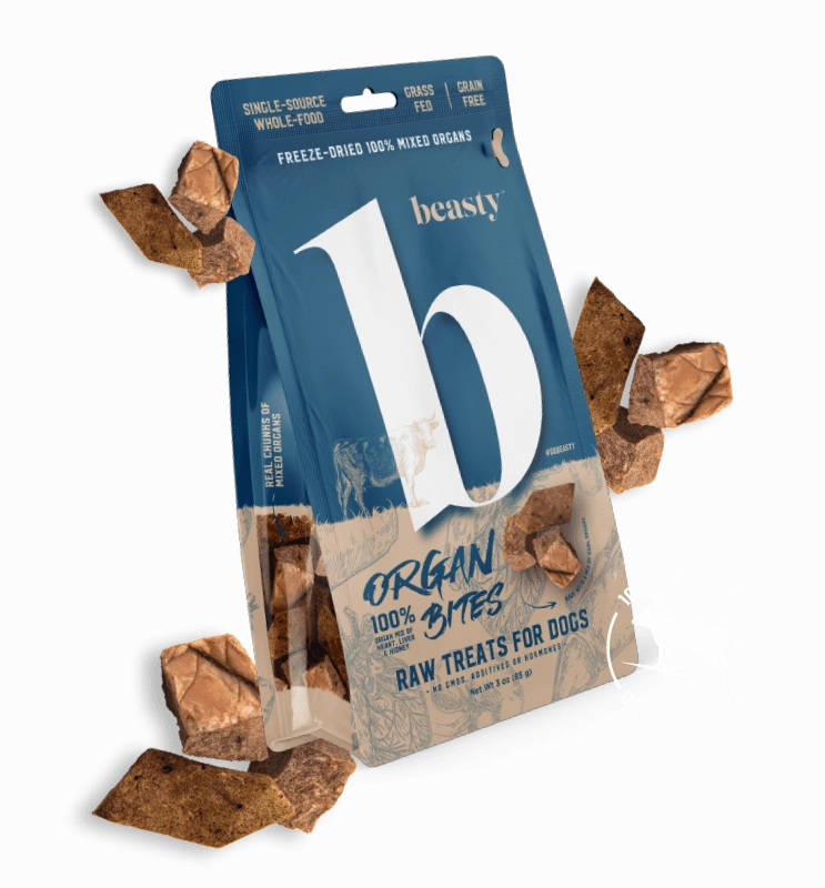Freeze Dried Mixed Organ Bites Dog Treats