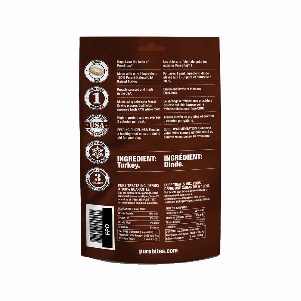 Freeze Dried Turkey Breast Dog Treats