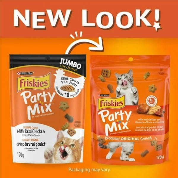 Friskies Party Mix Original Crunch Cat Treats