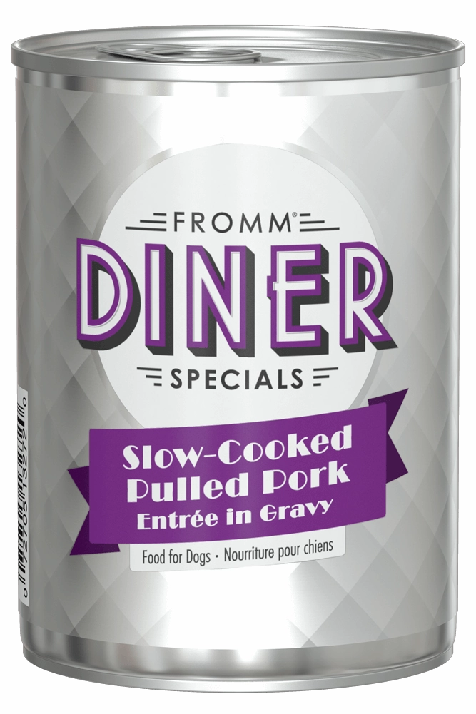 Fromm Diner Specials Slow-Cooked Pulled Pork Entree in Gravy Wet Dog Food