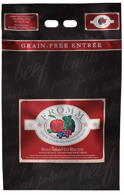 Fromm Four-Star Grain-Free Beef Frittata Veg Dry Dog Food