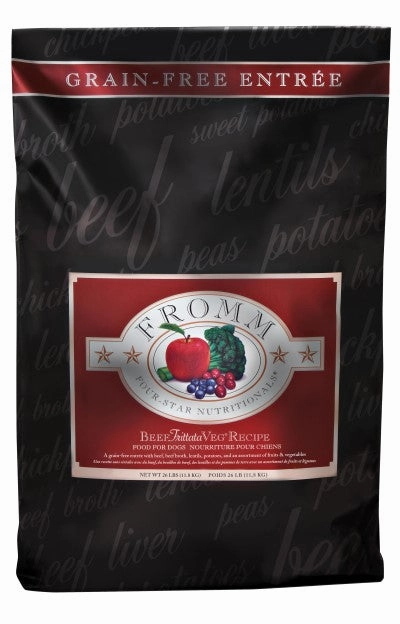 Fromm Four-Star Grain-Free Beef Frittata Veg Dry Dog Food