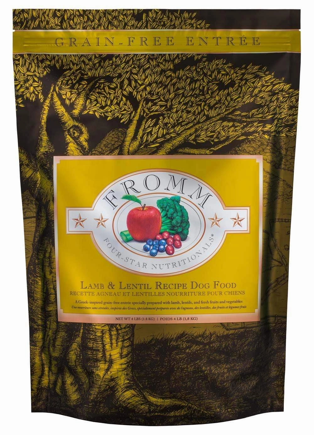 Fromm Four-Star Grain-Free Lamb and Lentil Dry Dog Food
