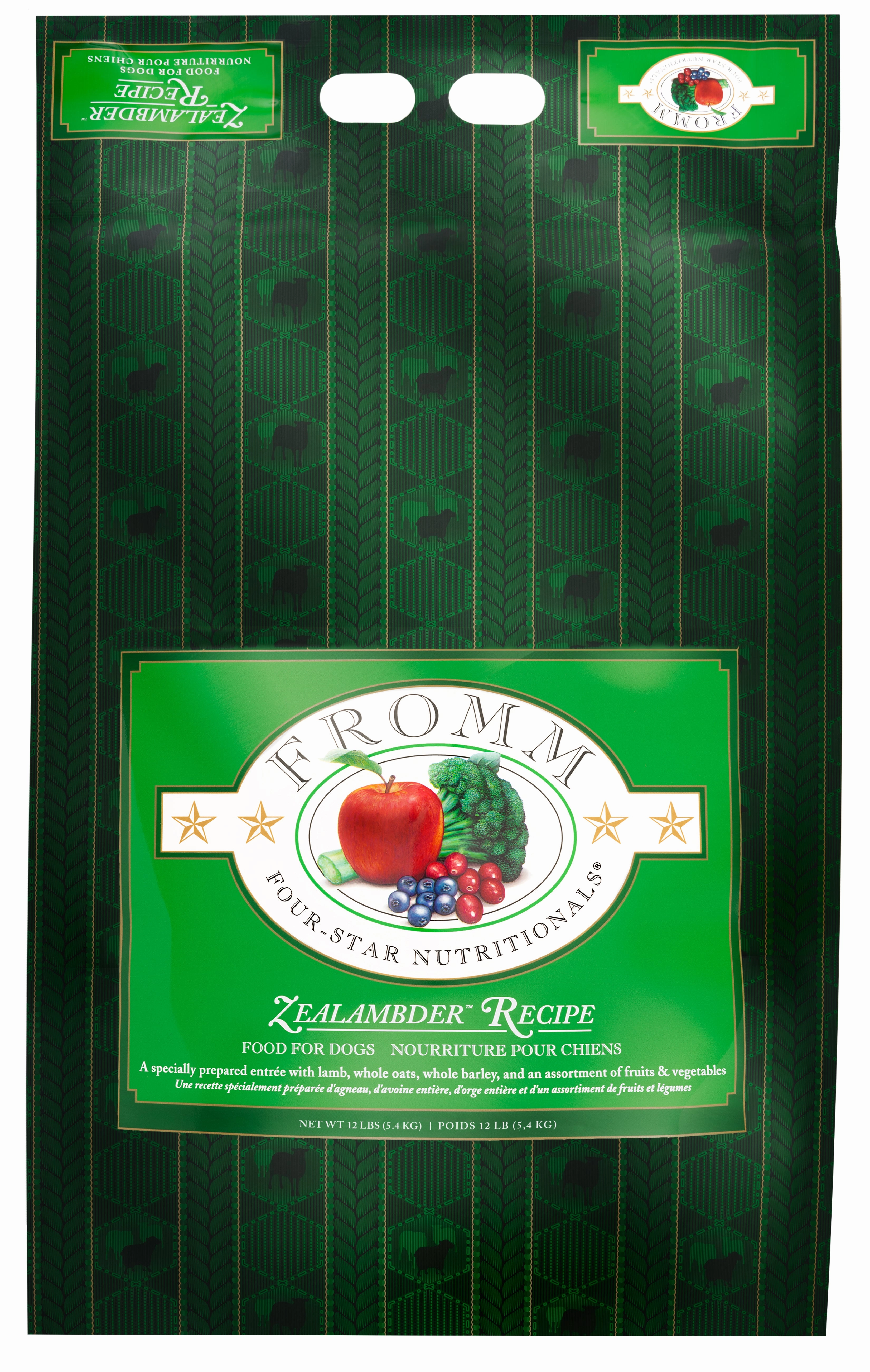Fromm Four-Star Grain Inclusive Zealambder Recipe Dry Dog Food