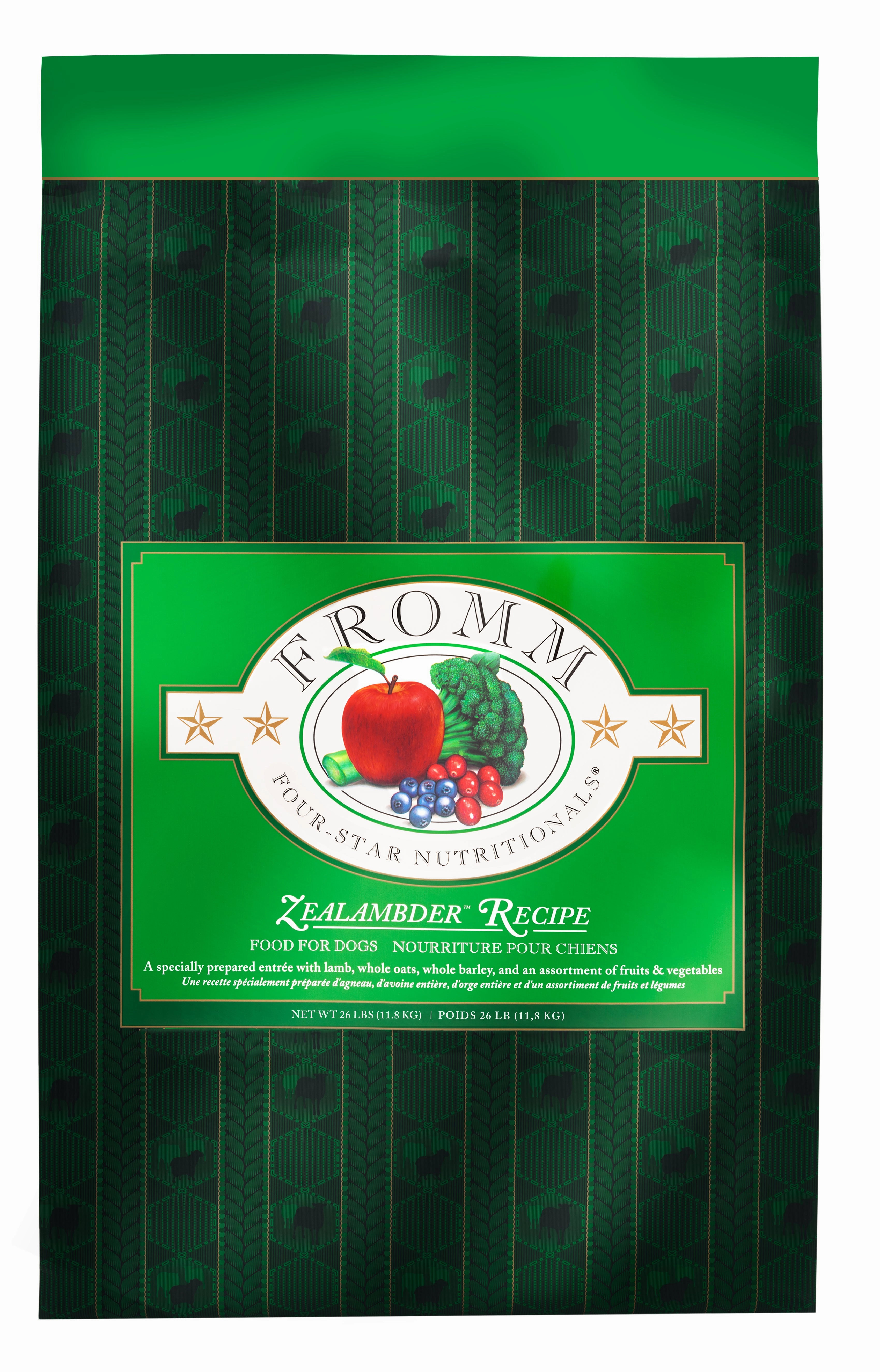 Fromm Four-Star Grain Inclusive Zealambder Recipe Dry Dog Food