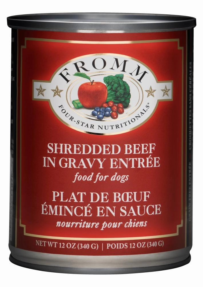 Fromm Four Star Shredded Beef in Gravy