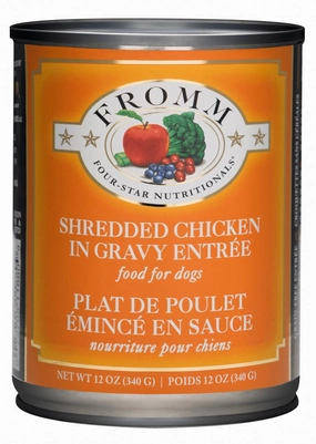 Fromm Four Star Shredded Chicken in Gravy